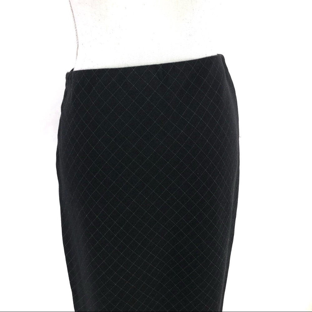 Ralph Lauren Runway Skirt Purple Label Black Sz 8 - Picture 4 of 5
